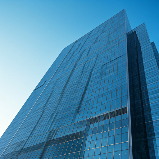 Skyscraper reflecting corporate values